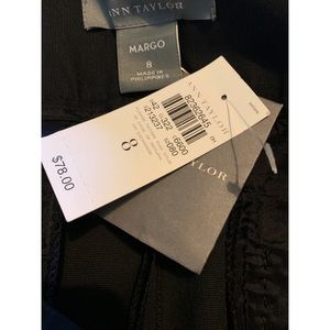 Ann Taylor Pants - Ann Taylor Black Stretch Cotton Margo Pant 8 NWT Ann Taylor Pants - Ann Taylor Black Stretch Cotton Margo Pant 8 NWT